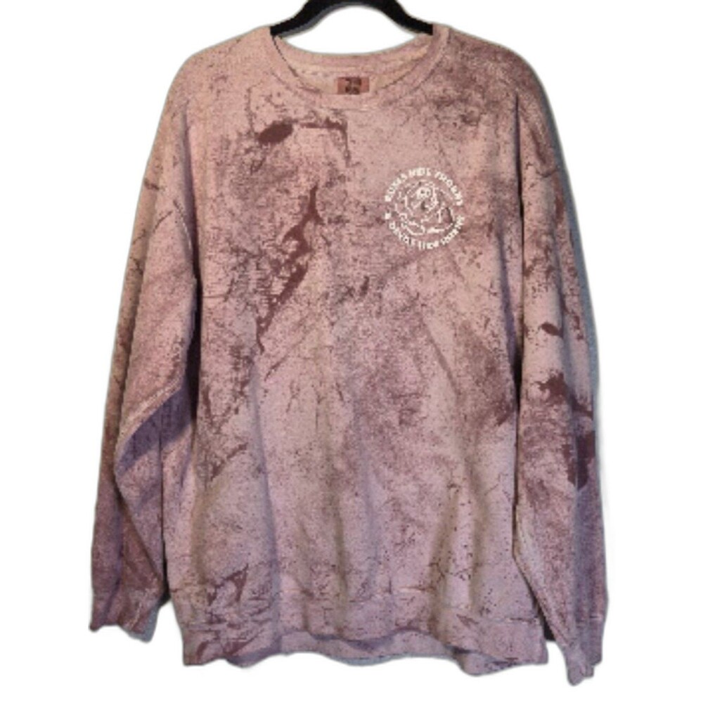 Comfort Colors Color Blast Crewneck Sweatshirt Size: XL Color: Clay Red